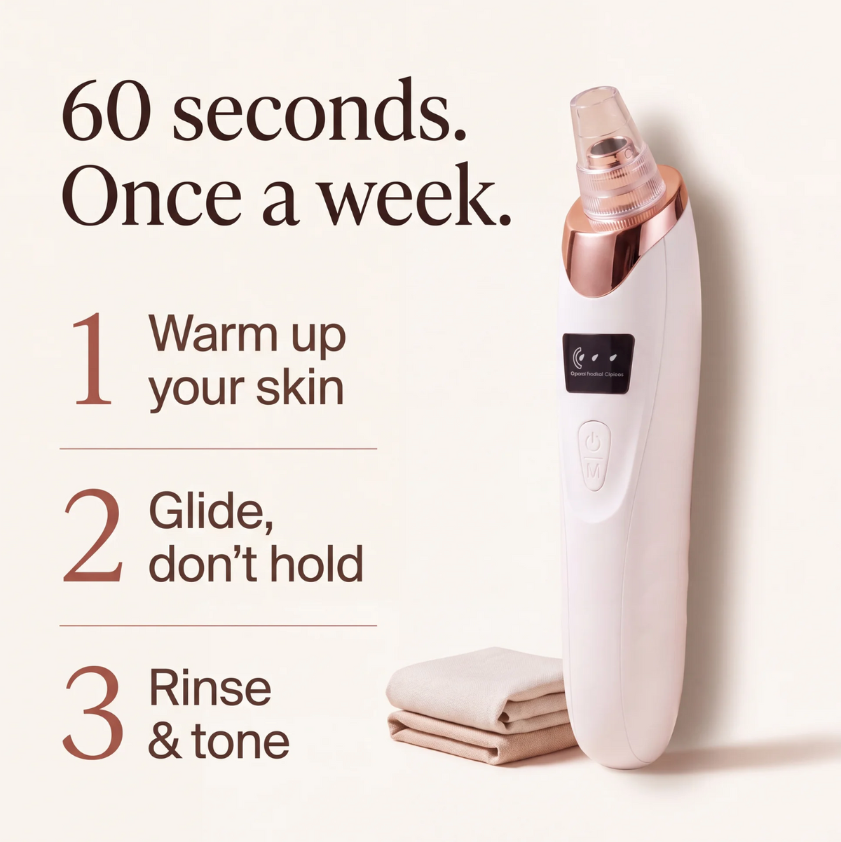 Dotless SoftLift™ Gentle Pore Vacuum